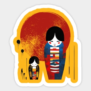 kokeshi #02 Sticker